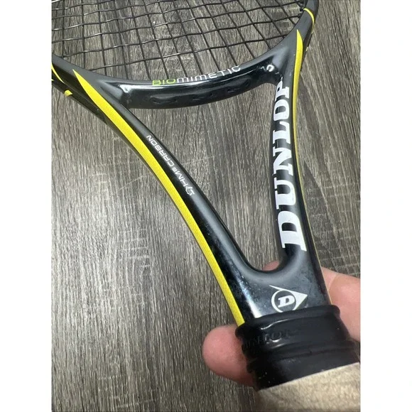 Dunlop BioMimetic 500 Tour Hm6 Carbon 100 Sq. In Tennis Racquet 4 1/2 Grip - Picture 8 of 16
